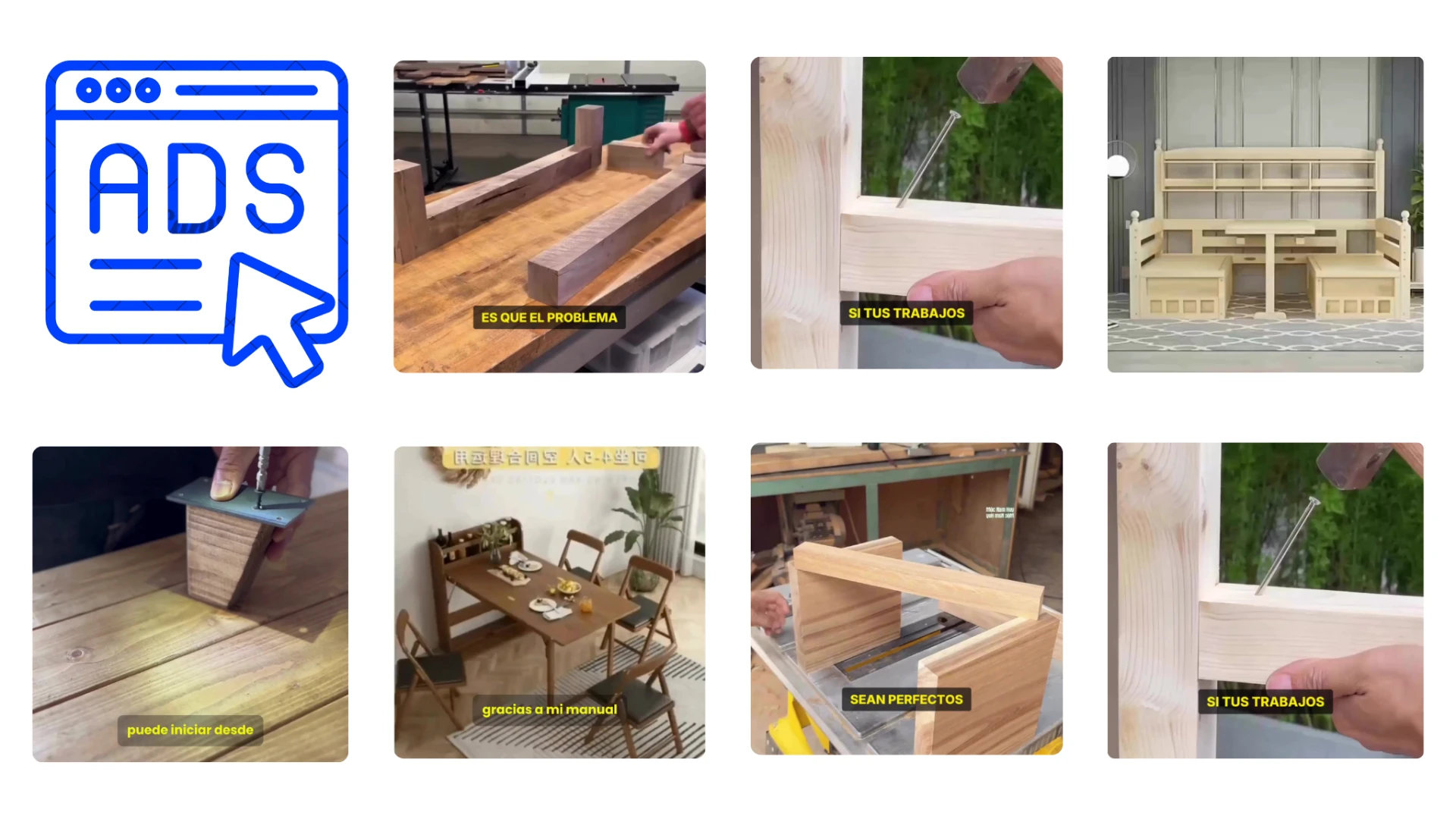 More creative ad examples and product showcase